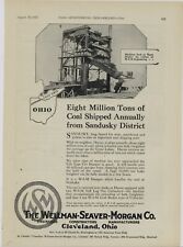 1928 Wellman Seaver Morgan WSM Ad: Stiff Leg Ore Unloader - Sandusky, OhiO picture