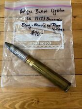 Vintage WWII Unbranded Trench Bullet Brass Lighter | Working Condition | RARE | picture