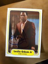 Leslie Odom Jr. Custom Signed Card - Played Sam Cooke In One Night In Miami picture