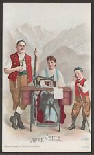 SINGER SEWING MACHINE CO.-COSTUMES OF ALL NATIONS 1892 (P36)-#02- APPENZELL picture