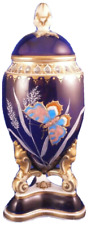 Antique 19thC Grainger Worcester Porcelain Raised Enamel Vase Porzellan English  picture