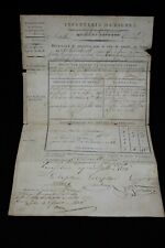 French Napoleonic Belgian Discharge Certificate Battle of Austerlitz picture