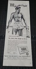 Bvd Mens Satin Swim Trunk Print Ad 1945 5x14  picture