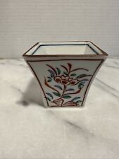 Tiffany and Co. Porcelain Multicolor Bone China Floral Votive Vase Planter Vase picture