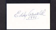 INDEX CARD SIGNED IP AUTO EDDY ARNOLD COUNTRY SINGING GREAT picture