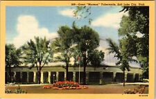 Salt Lake City UT-Utah, The Great Mormon Tabernacle Vintage Souvenir Postcard picture