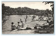c1940's Stratton Brook State Park Simsbury Connecticut CT Vintage Postcard picture