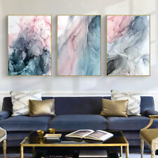 Watercolor Abstract Painting Modern Canvas Wall Art Poster Print Home Decoration picture