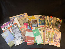 Vintage US Vacation Travel Lot 60s  maps brochures Guides Tickets ETC. 59 Pieces picture