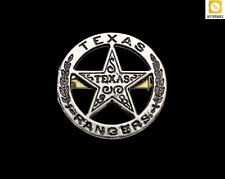 Silver Texas Ranger Guardian Badge Replica Aluminium Great Gift For Collectors picture