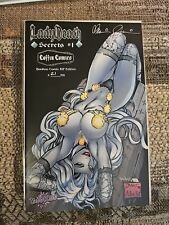 Lady Death Secrets 1 Bookoo Comix RIP Ed Lim 21/66, Coffin Comics, Jeweled  picture