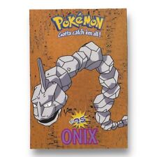 1998 Vintage Pokemon Postcard - Onix picture