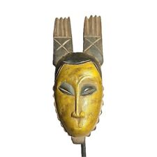 African Masks Art Outstanding Baule Mask Wood Hand Carved Wall Hanging-851 picture