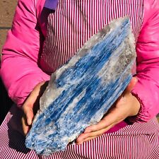 10.67LB Natural Blue Crystal Kyanite Rough Gem mineral Specimen Healing 321 picture