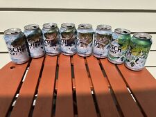 Two Complete Sets 2024 Fishing Busch Light  Beer Cans Empty Top Opened picture