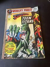 DC - WORLD'S FINEST #205 Superman And Teen Titans - Sept 1971 Vintage Comic picture