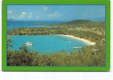 Caneel Bay Plantation St John US Virgin Islands Cont Postcard Vtg Posted 1988 picture