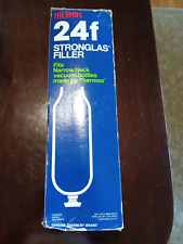 Vintage 1980 Thermos Brand Narrow Neck 24f Stronglas Filler Replacement in Box picture