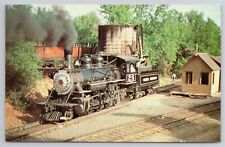 Postcard Sierra Railroad Number 28 Oakdale Jamestown CA picture