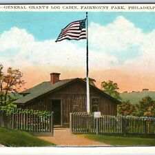 c1910s Philadelphia, PA General Grant's Log Cabin Fairmount Park Fort PC A243 picture