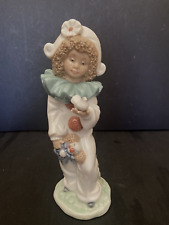 Vintage NAO by LLADRO 1989 Clown Figurine “A Bird in Hand