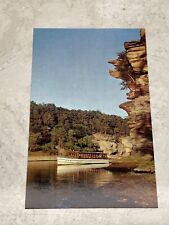 Vintage Postcard LOWER DELLS WISCONSIN RIVER HAWK’S BILL Tour Boat Unposted picture