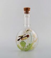 Legras, France. Carafe with hand painted enamel decoration in art glass, 1890s picture