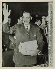 1951 Press Photo Sen. Estes Kefauver at Crime Investigating Comm. hearing, NY picture