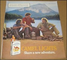 1986 Camel Lights Cigarettes Print Ad Advertisement Vintage 10x12 New Adventure picture