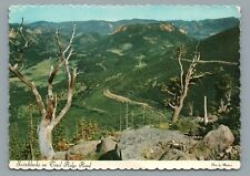 Switchbacks On Trail Ridge Road Colorado Unused Vintage 4x6 Postcard Posted 1975 picture