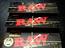 Raw Classic Black Ultra Thin Rolling Papers 1 1/4 (3) pk  Natural  picture