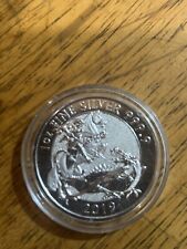 2019 One Ounce Two Pounds British Britannia .999 Silver picture