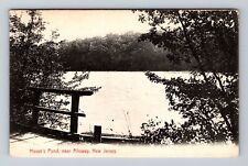 Alloway NJ-New Jersey, Scenic Bridge on House's Pond, Antique Vintage Postcard picture