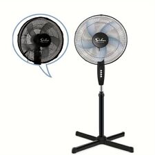 16-Inch Deluxe Pedestal Stand Fan with Remote Control - 3-Speed,  Metal picture