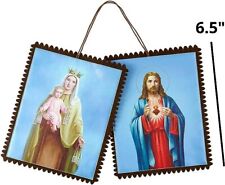 Home Classroom LARGE Our Lady of Mt. Carmel Sacred Heart Jesus Display Scapular picture