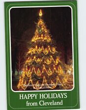 Postcard Christmas Tree Nela Park Happy Holidays from Cleveland Ohio USA picture