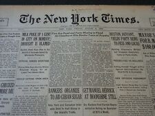 1930 AUGUST 8 NEW YORK TIMES - 5 DEAD 40 MISSING IN NOGALES FLOOD - NT 5623 picture