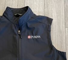 Purina Employee Black Soft Shell Vest Size XL picture