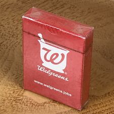 Vintage Walgreens Sealed Playing Cards Red Box  Old Logo New In Sealed Package picture
