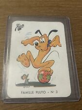 Vintage Rare French Disney 🎥 Card Game Pluto Playing Card RARE picture