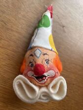 Vintage 1969, 1984 Annalee Clown Head Christmas Ornament picture