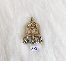 Vintage Handmade Tribal Death Goddess Kali Silver Amulet Pendant 7 Grams J51 picture