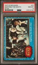 1977 Topps Star Wars #31 Sighting The Death Star PSA 8 Brand New Grade Beauty picture