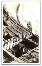 c1940's Boulder Dam Pouring Concrete Frashers Nevada NV RPPC Photo Postcard picture