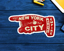 New York City Vintage Travel Sticker Decal 3 7/8