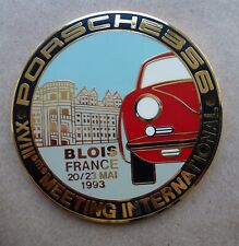 Badge auto car German Rally #621 1993 18th Porsche 356 Meeting Blois France picture