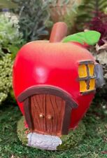 Dollhouse Fairy Garden Accessories Hobbit Garden Teacher School Apple House  picture
