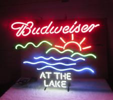 Party At The Lake Beer Neon Sign 24x20 Beer Bar Pub Cave Wall Decor picture