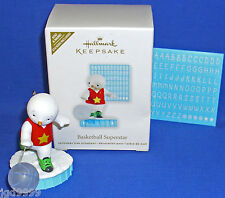 Hallmark Ornament Basketball Superstar 2011 Snowman Can Be Personalized NIB picture
