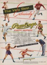 Rawlings Tennis Golf Boxing Baseball Football  Vintage Print Ad 1957 Page 1950s picture